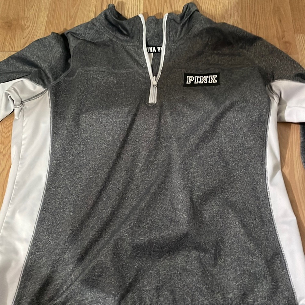 Pink Nation victoria secret half zip pull over